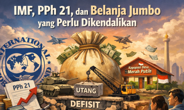 IMF, PPh 21, dan Belanja Jumbo yang Perlu Dikendalikan