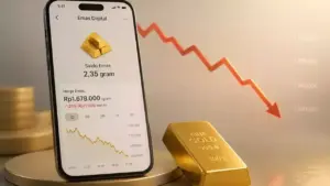 Harga Emas Digital Merosot Tajam Rabu 8 Juli 2026